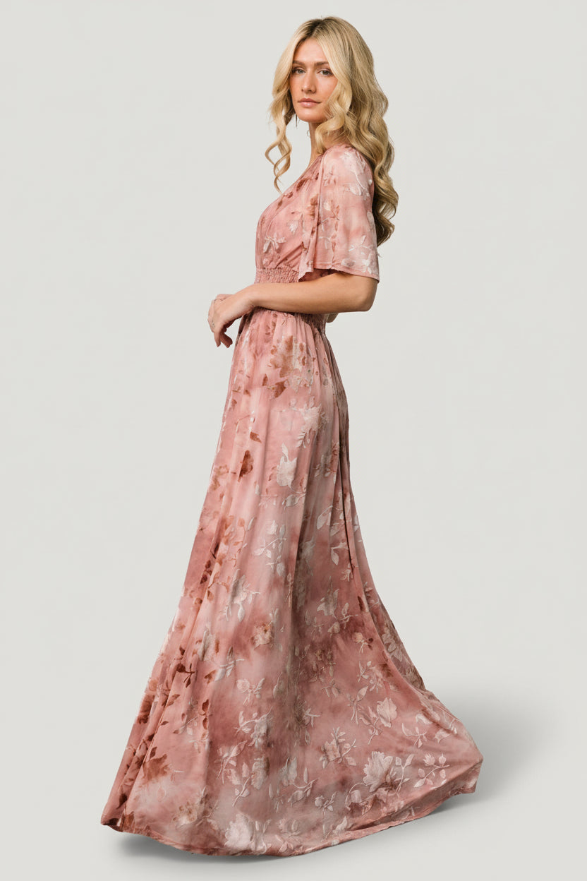 Baltic Born Womens Veronica Velvet Maxi Dress | Blush | Size: Small Baltic Born Womens Veronica Velvet Maxi Dress | Blush | Size: Small