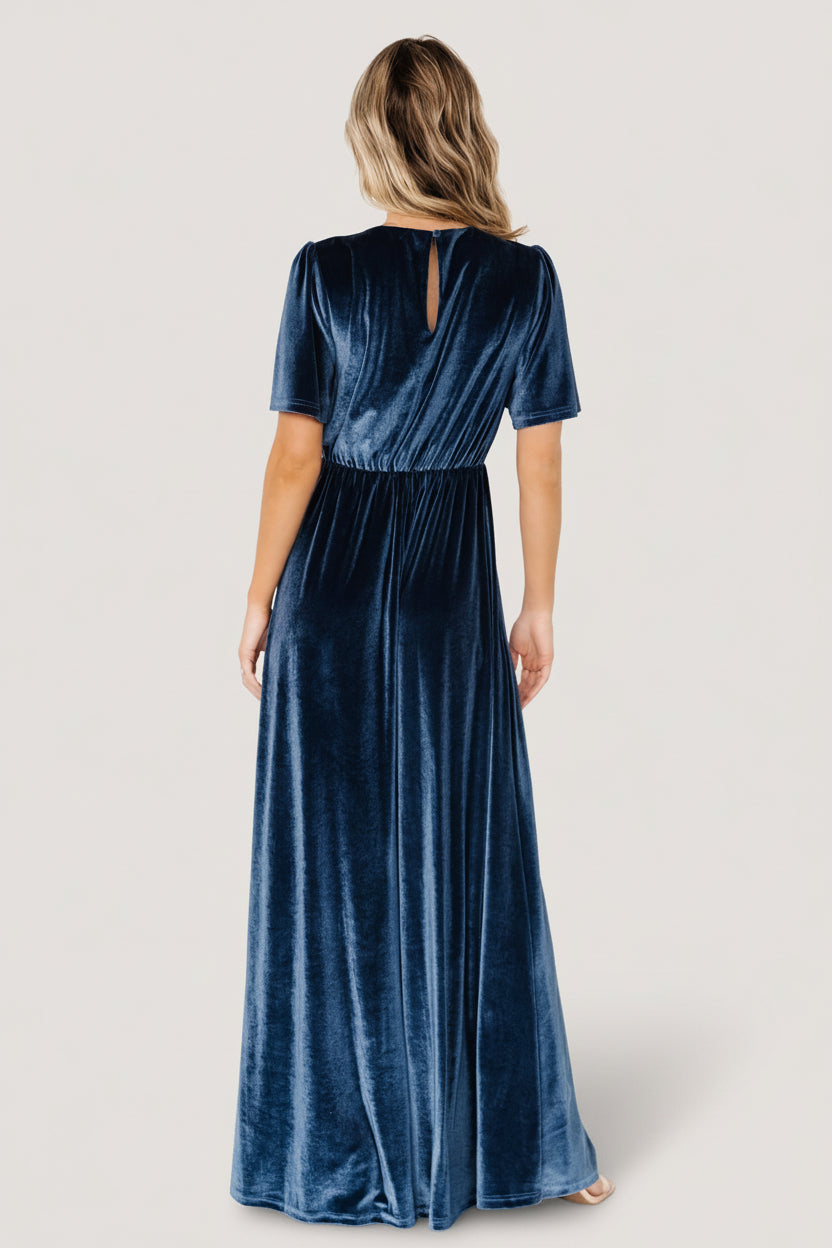 Vivian Velvet Maxi Dress