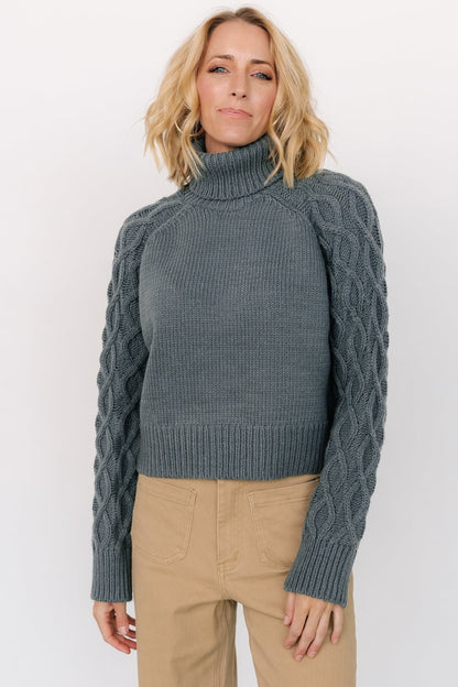 Vonn Turtleneck Sweater | Winter Green - Baltic Born