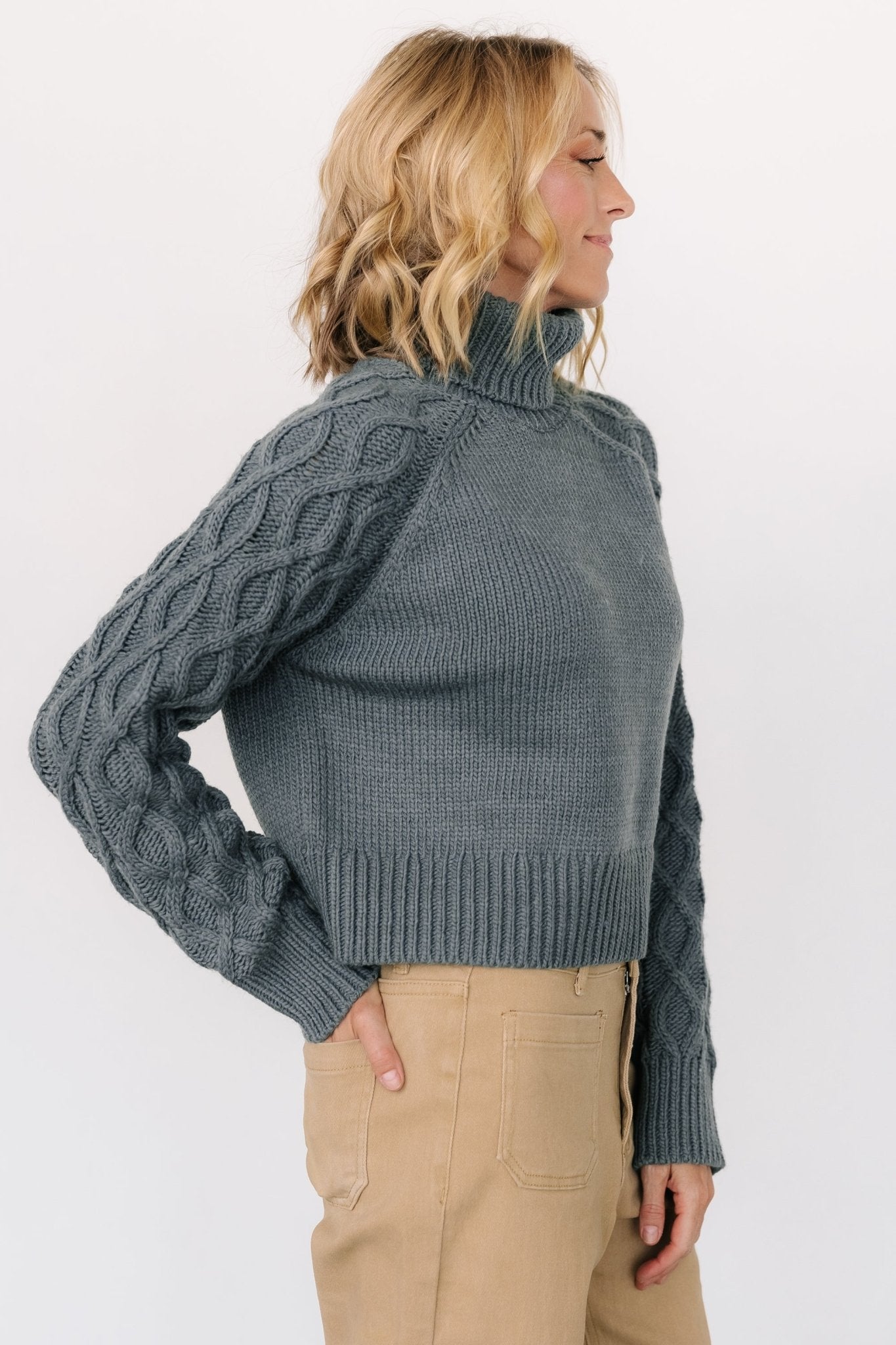 Vonn Turtleneck Sweater | Winter Green - Baltic Born