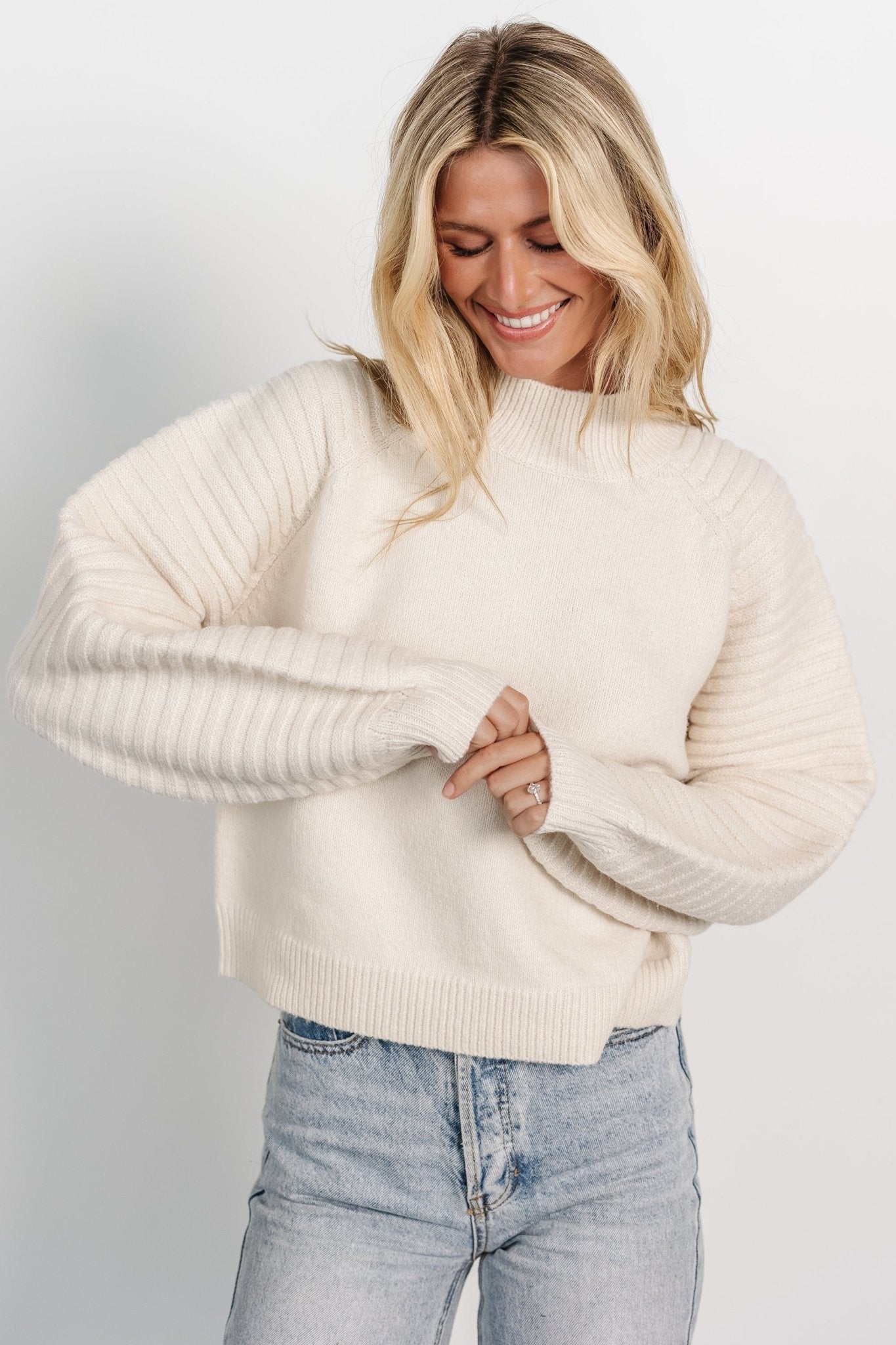 Whitley Sweater | Cream - Baltic Born