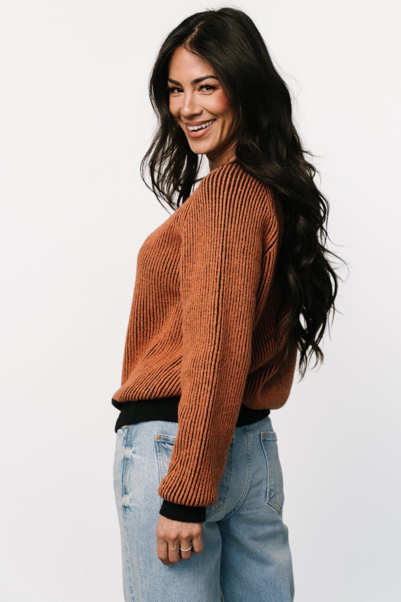 Winifred Ribbed Sweater | Black + Spice - Baltic Born