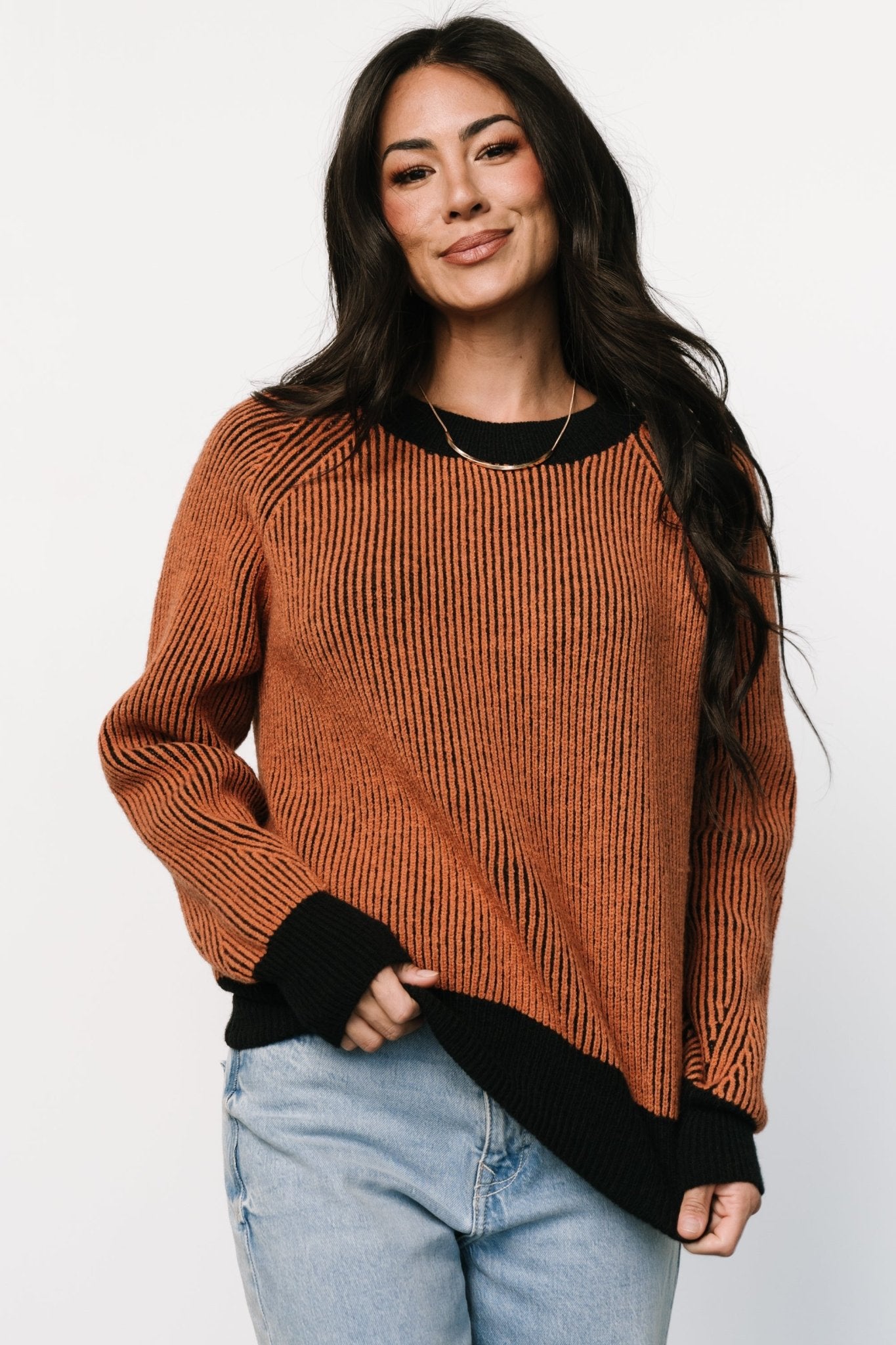 Winifred Ribbed Sweater | Black + Spice - Baltic Born