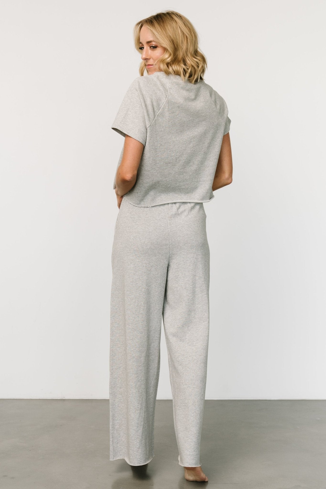 Wren Top + Pants Set | Heather Gray - Baltic Born