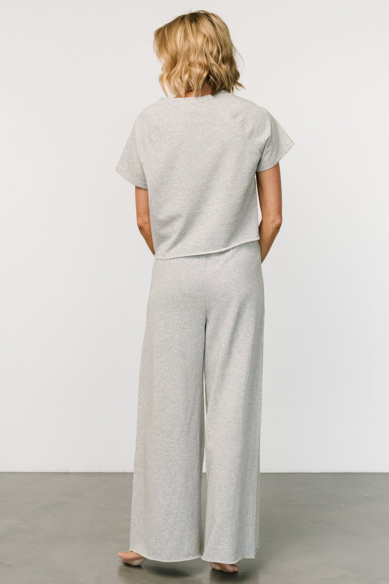 Wren Top + Pants Set | Heather Gray - Baltic Born