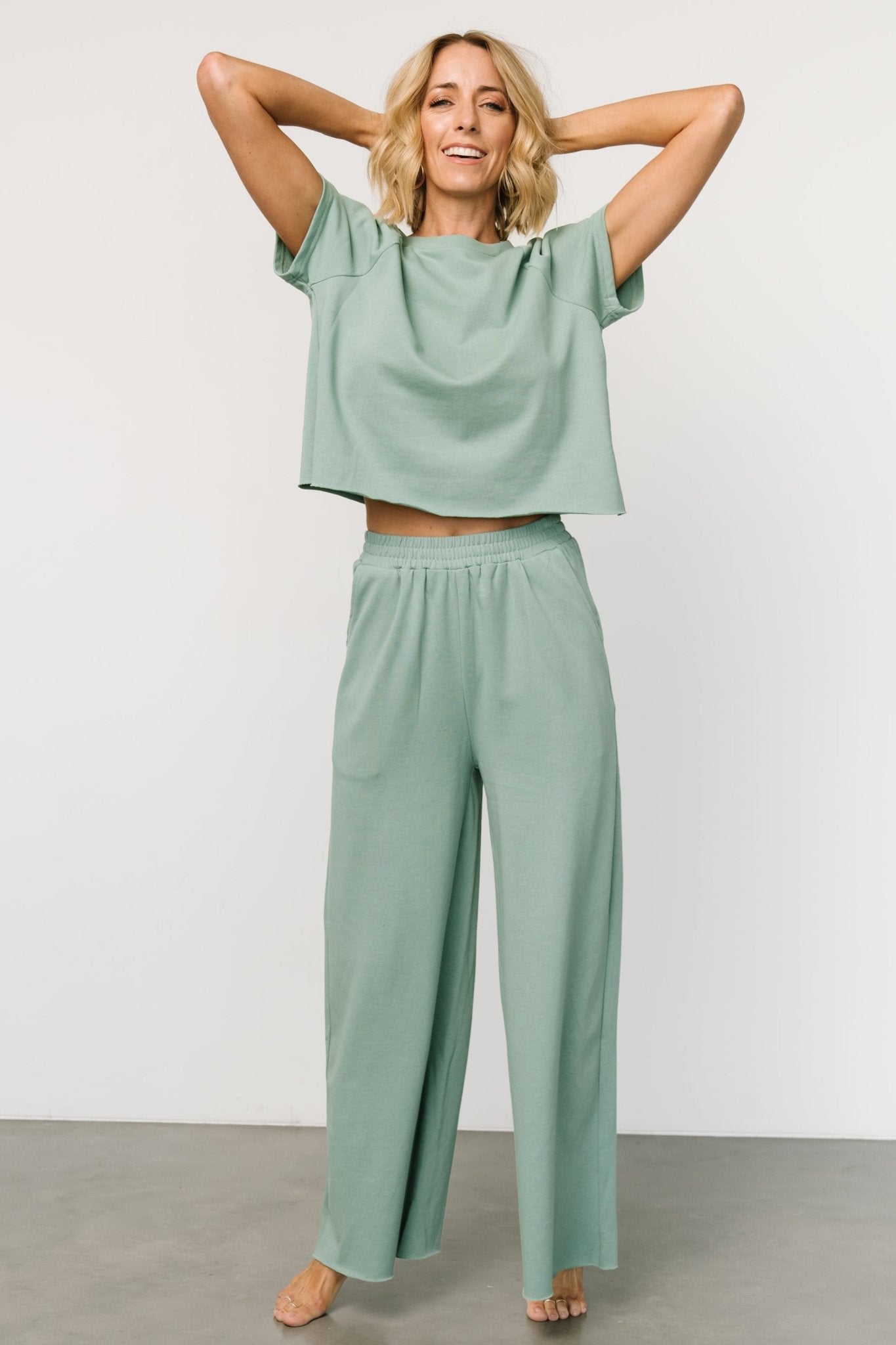 Wren Top + Pants Set | Sage - Baltic Born