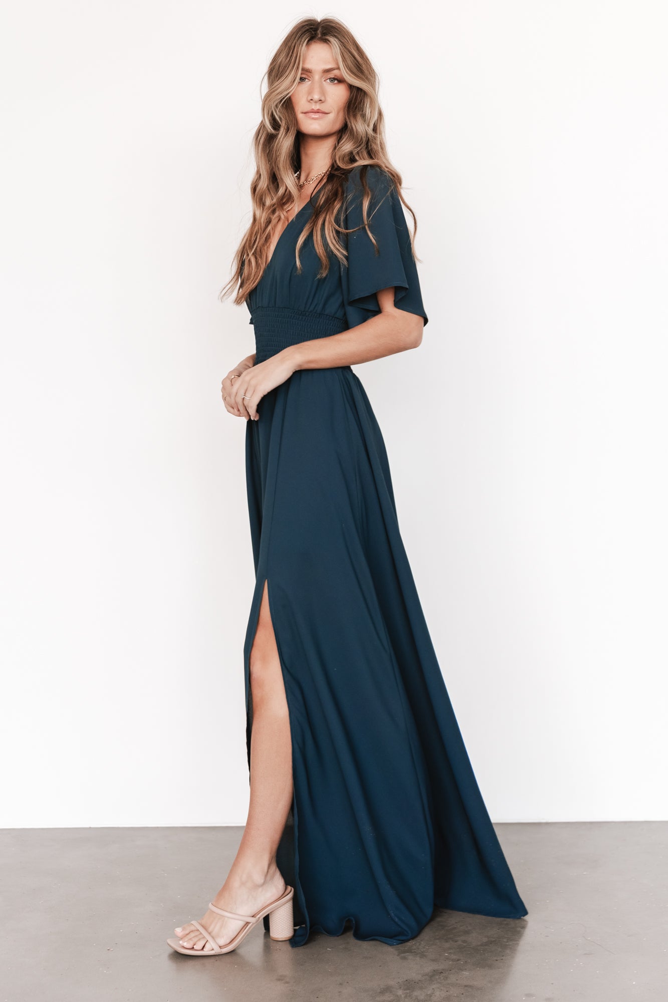 Verona Smocked Maxi Dress | Topaz