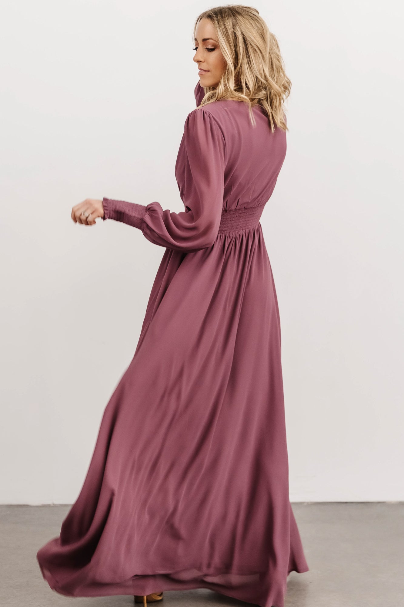 Olivia Maxi Dress | Vintage Plum