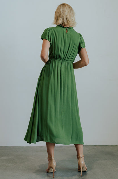 Prestyn Midi Dress | Green