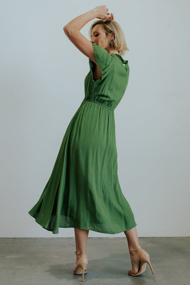 Prestyn Midi Dress | Green