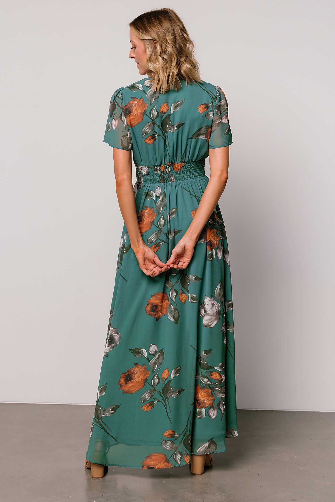 Birdie Maxi Dress | Eucalyptus Floral