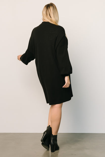 Jennings Sweater Dress | Black