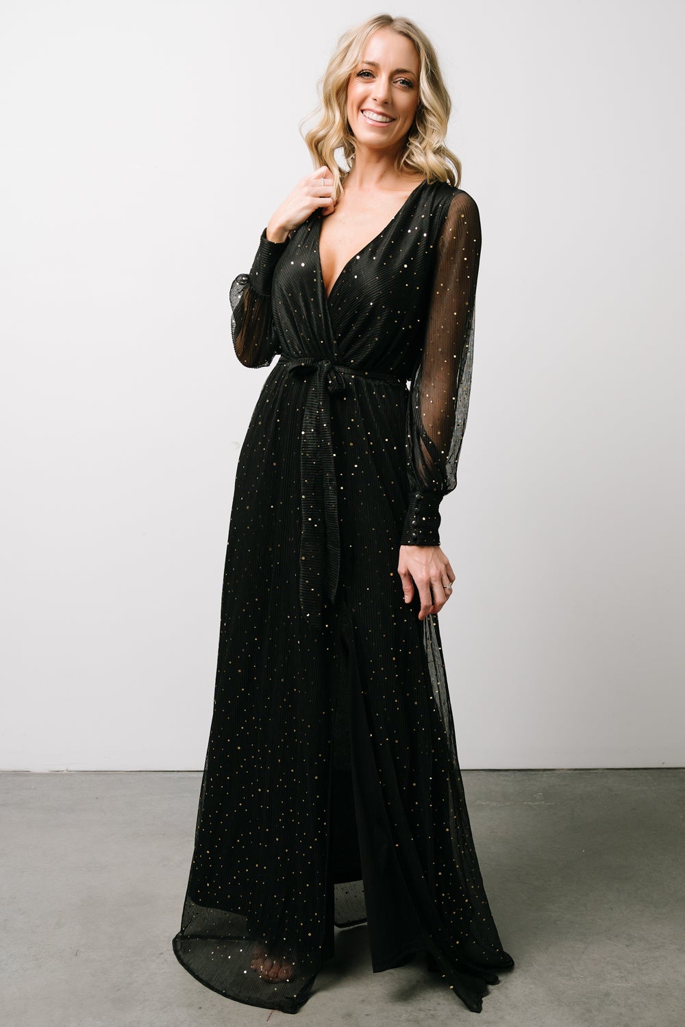 Abigail Sparkle Gown | Black - Baltic Born