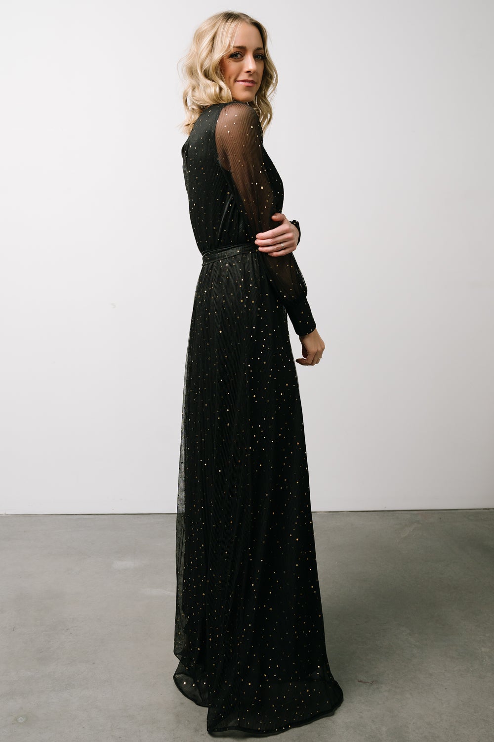 Abigail Sparkle Gown | Black - Baltic Born