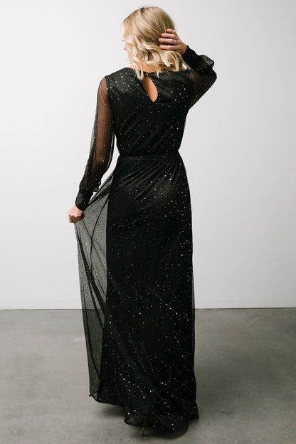 Abigail Sparkle Gown | Black - Baltic Born