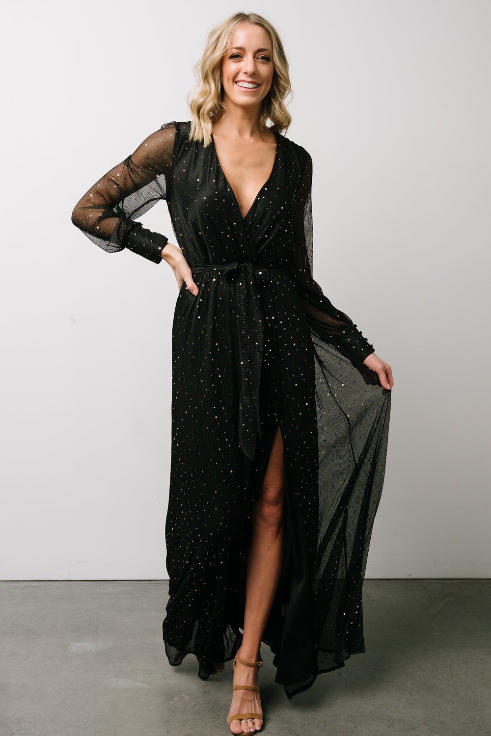 Abigail Sparkle Gown | Black - Baltic Born