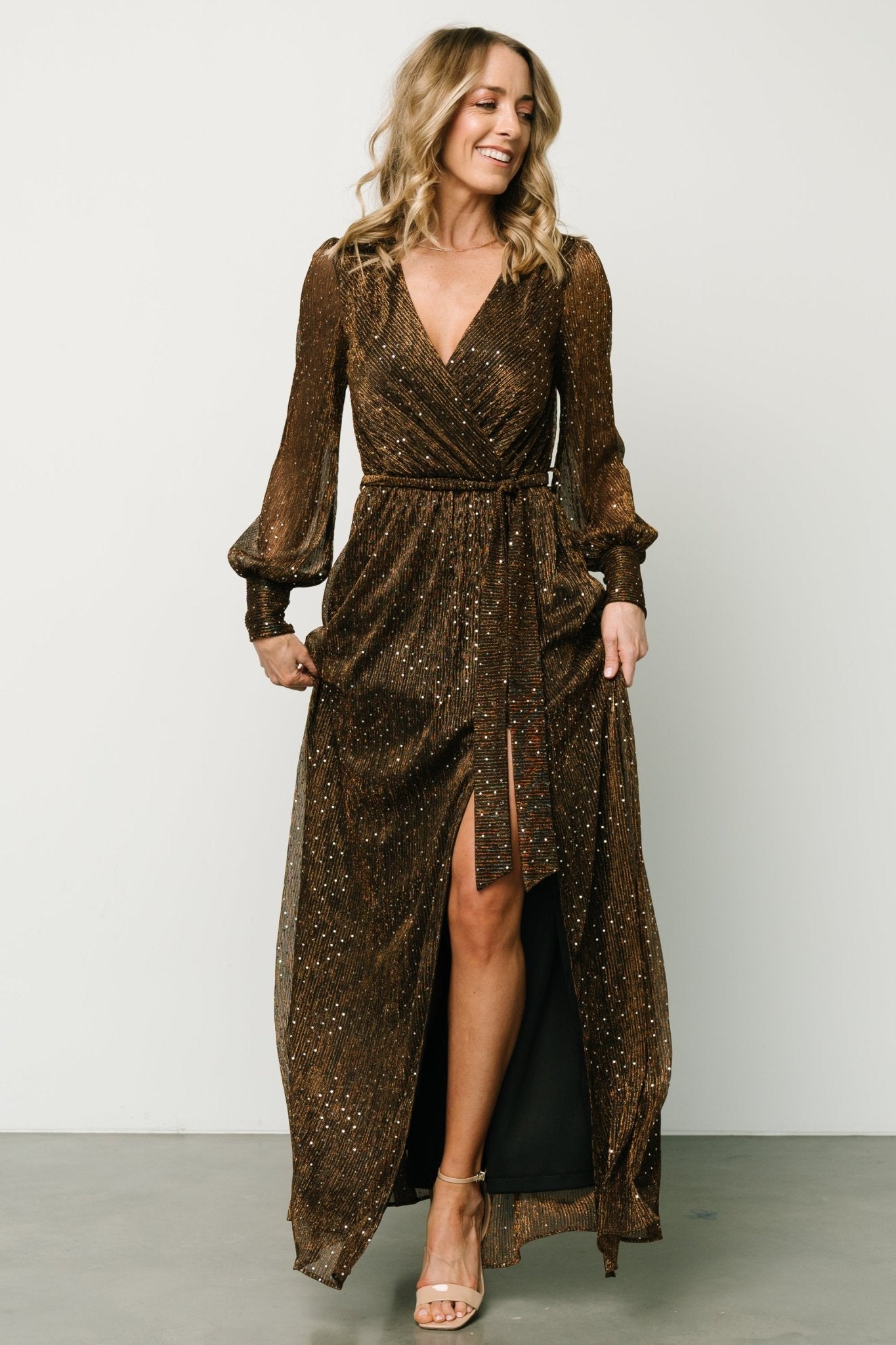 Abigail Sparkle Gown | Bronze - Baltic Born