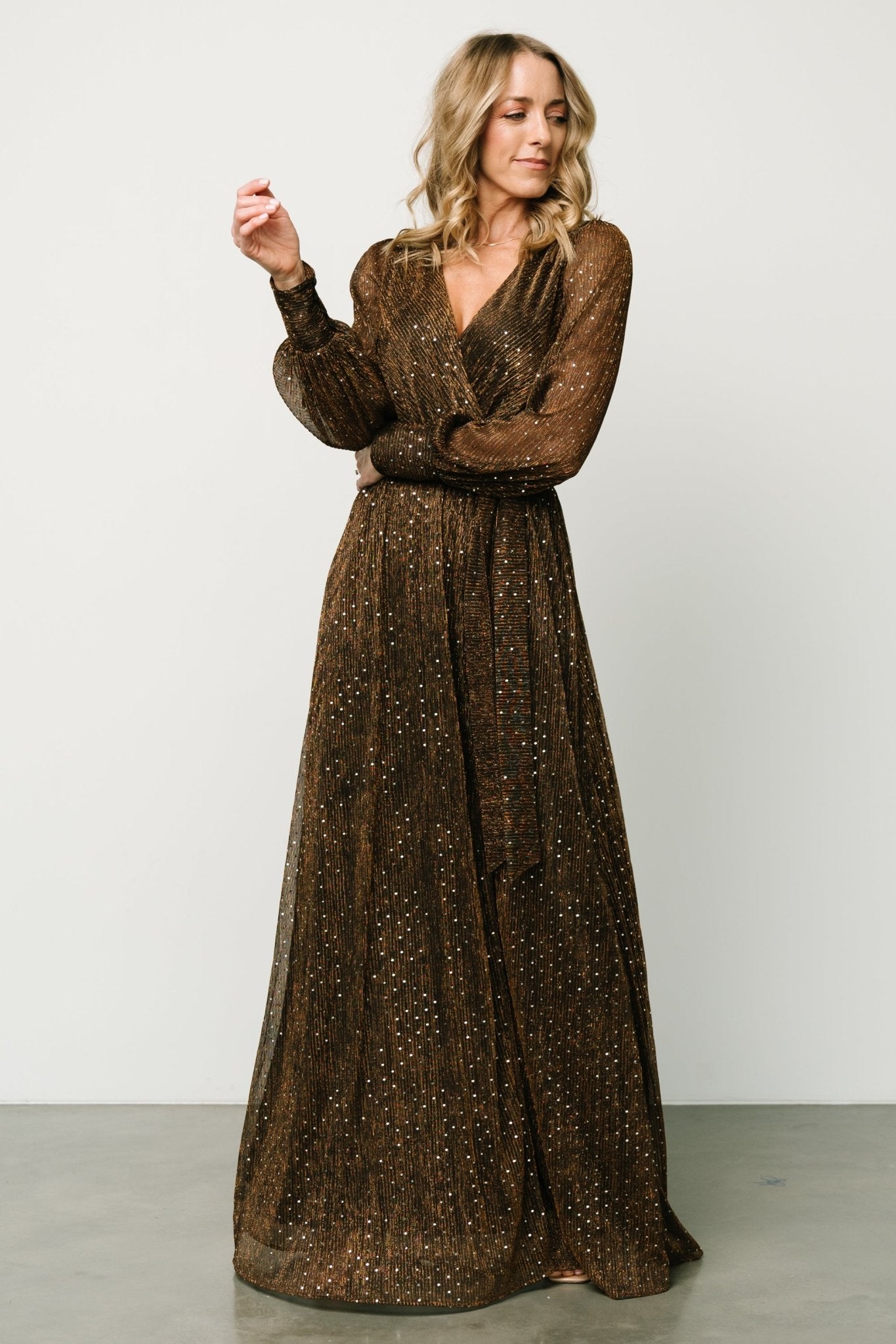 Abigail Sparkle Gown | Bronze - Baltic Born