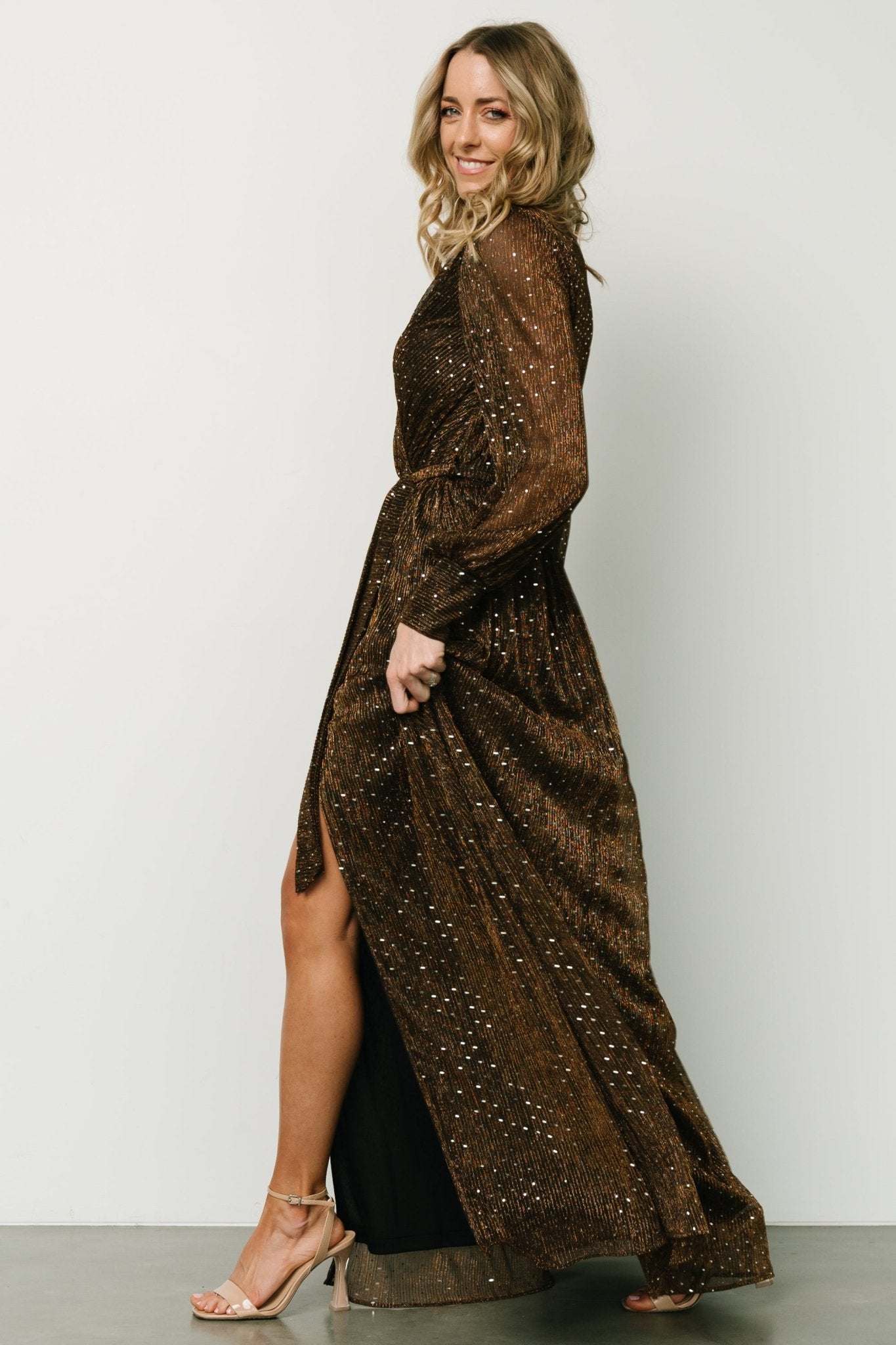 Abigail Sparkle Gown | Bronze - Baltic Born