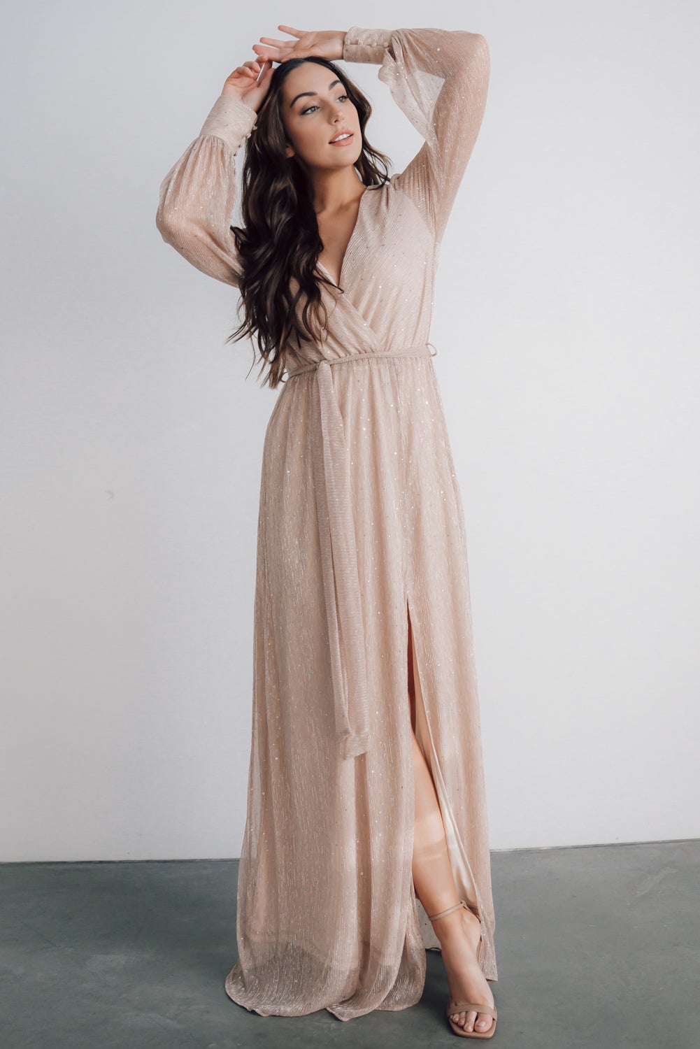 Abigail Sparkle Gown | Champagne - Baltic Born