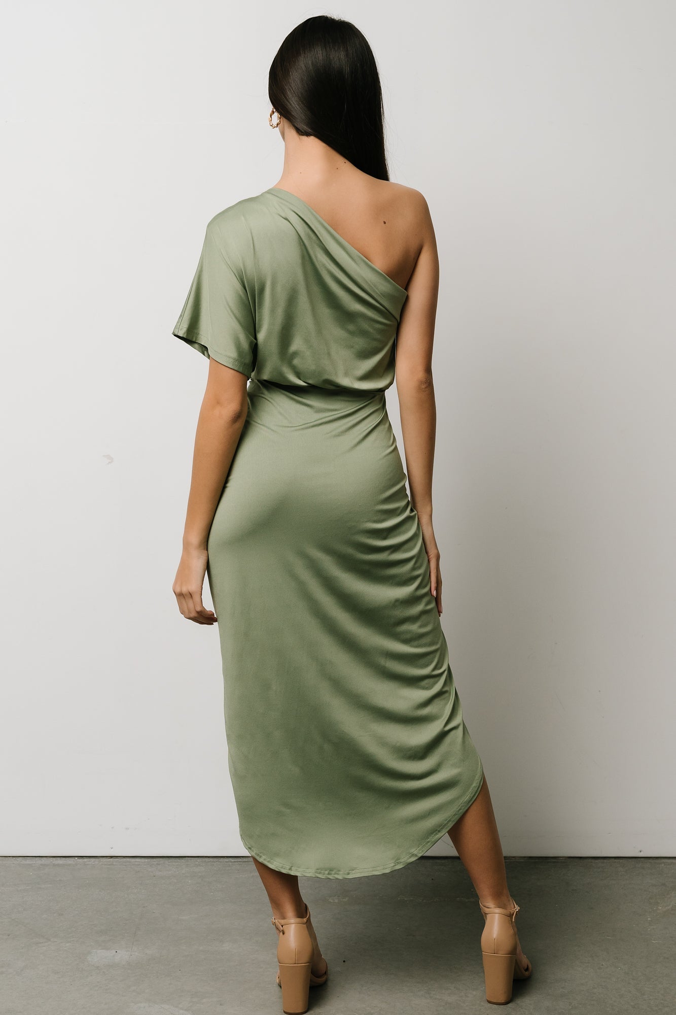 Addison Midi Dress | Dusty Sage - Baltic Born