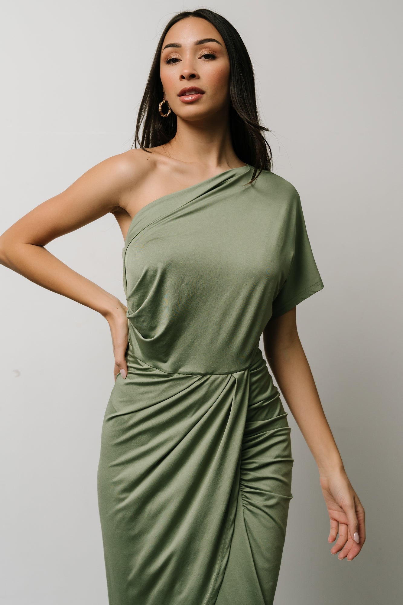 Addison Midi Dress | Dusty Sage - Baltic Born