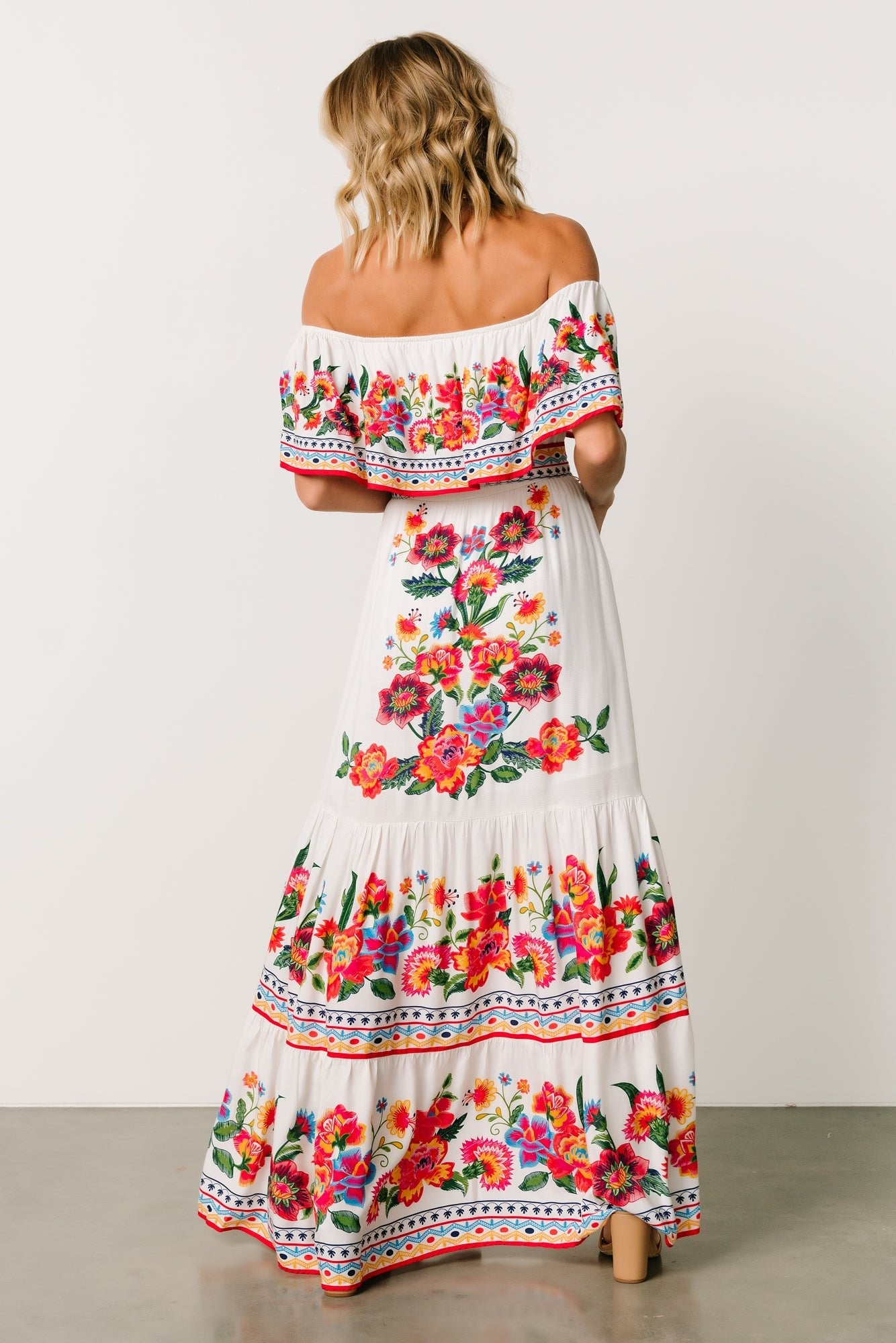 Alejandra Maxi Dress | Ivory Multi Floral - Baltic Born