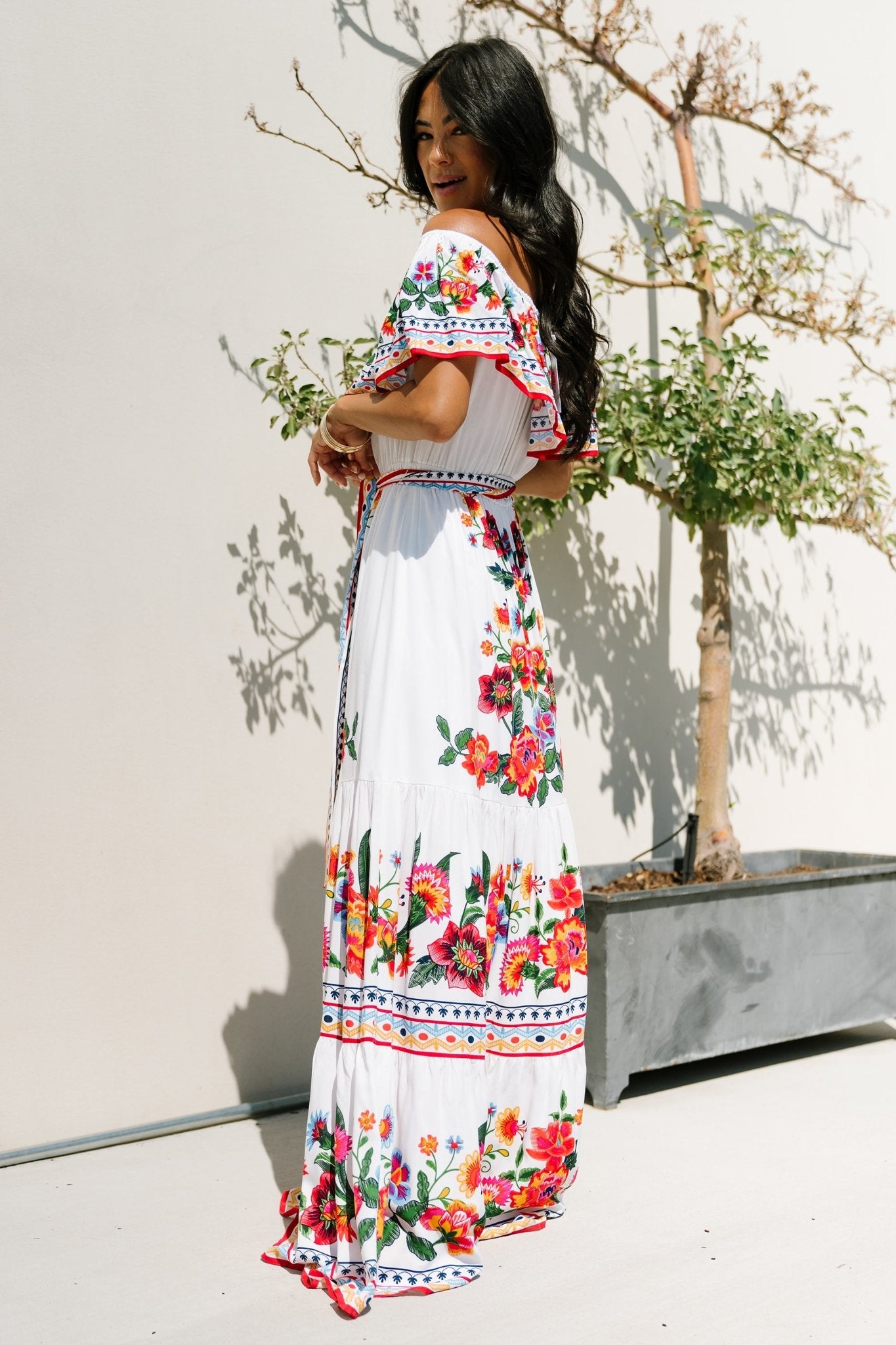 Alejandra Maxi Dress | Ivory Multi Floral - Baltic Born