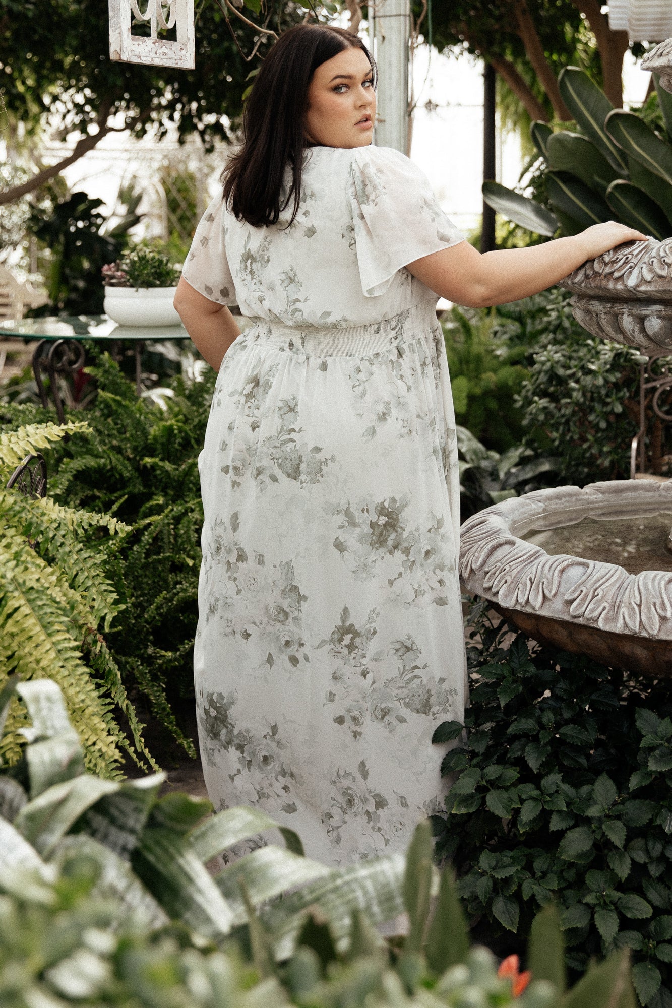 Alexandria Smocked Maxi Dress | Dusty Sage Floral - Baltic Born