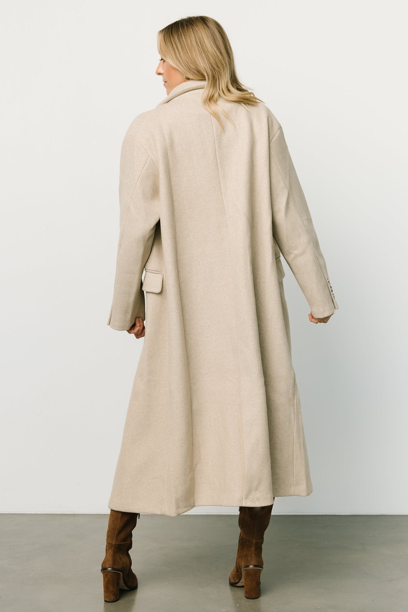 Anderson Double Breasted Coat | Natural - Baltic Born