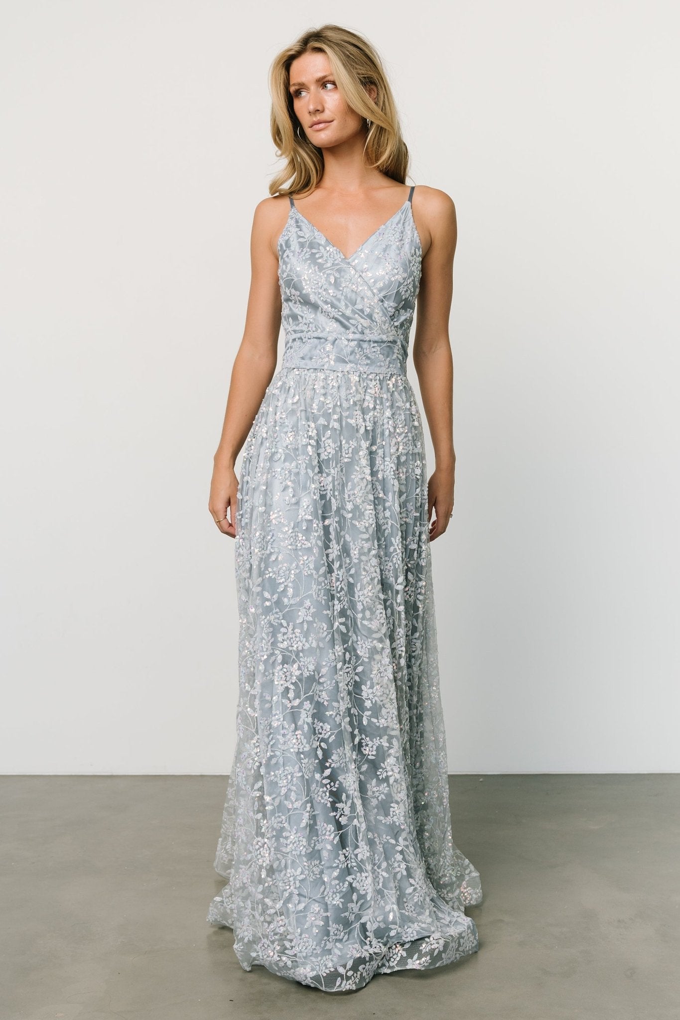 Angel Shimmer Gown | Dusty Blue | Baltic Born