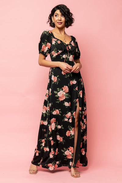 Ted Baker Embroidered Floral Mariz Maxi Dress, $394 | Asos | Lookastic