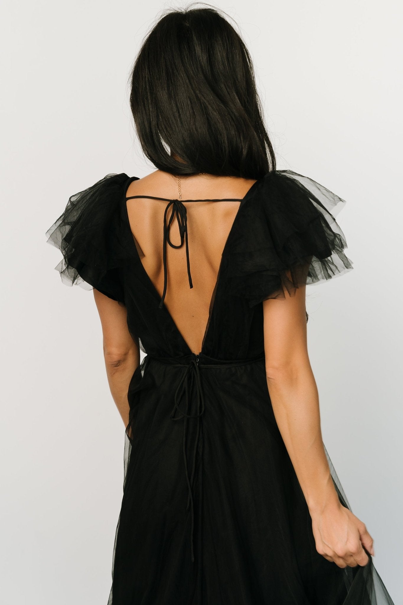 Annabella Tulle Dress | Black - Baltic Born