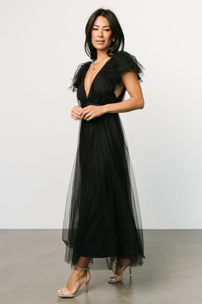 Annabella Tulle Dress | Black - Baltic Born