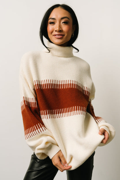 Antonov Turtle Neck Sweater | Cream + Spice - Baltic Born