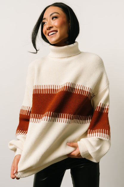 Antonov Turtle Neck Sweater | Cream + Spice - Baltic Born