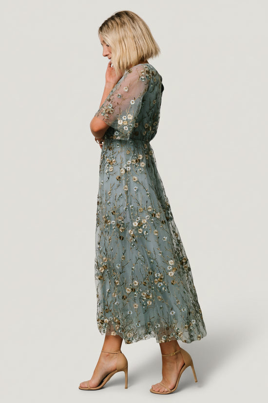 SAMPLE-Tarelle Dress - Dusty Floral