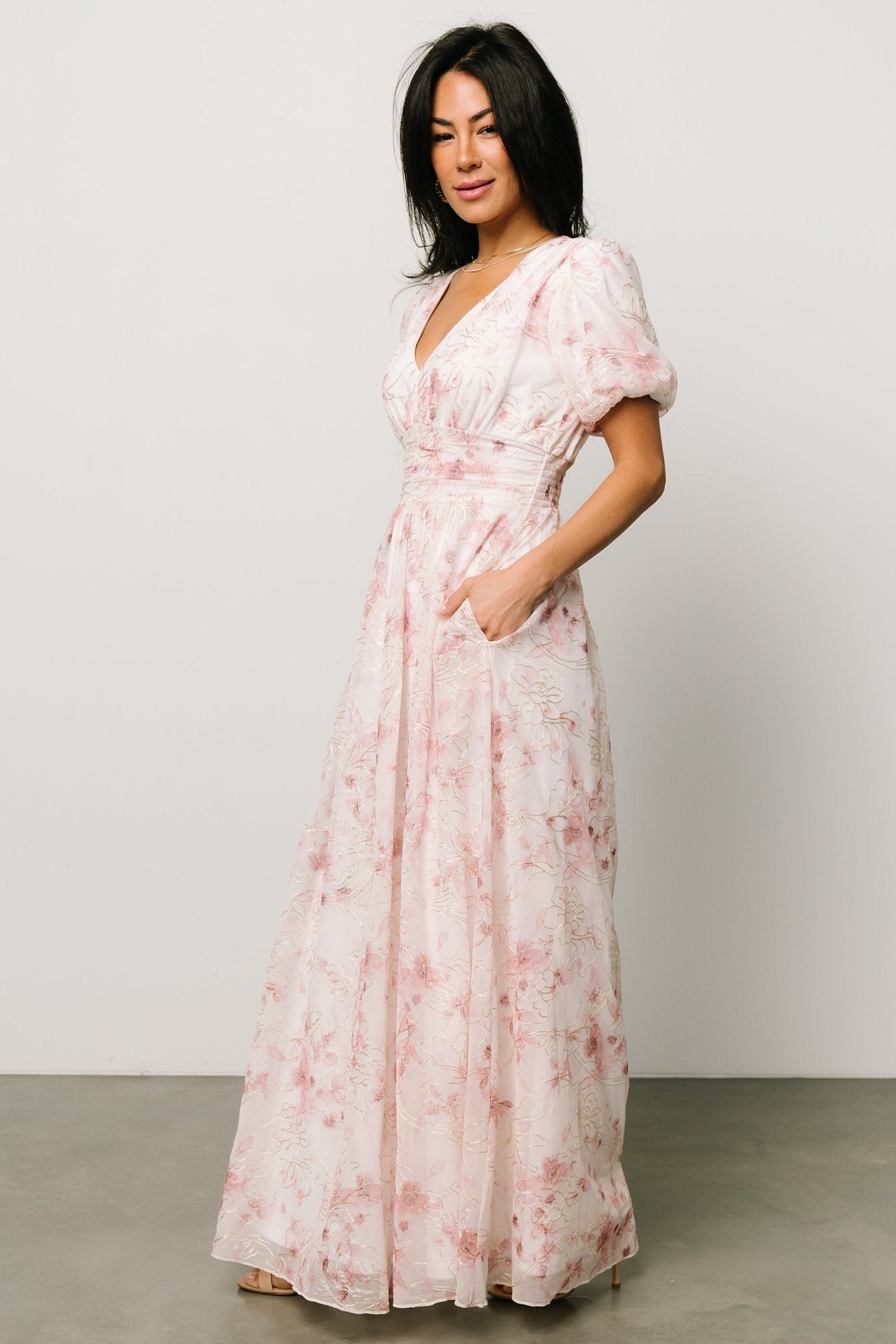 Ardley Maxi Dress | Copper + Slate Floral