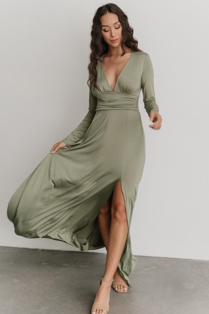 Arianna Maxi Dress | Dusty Sage - Baltic Born