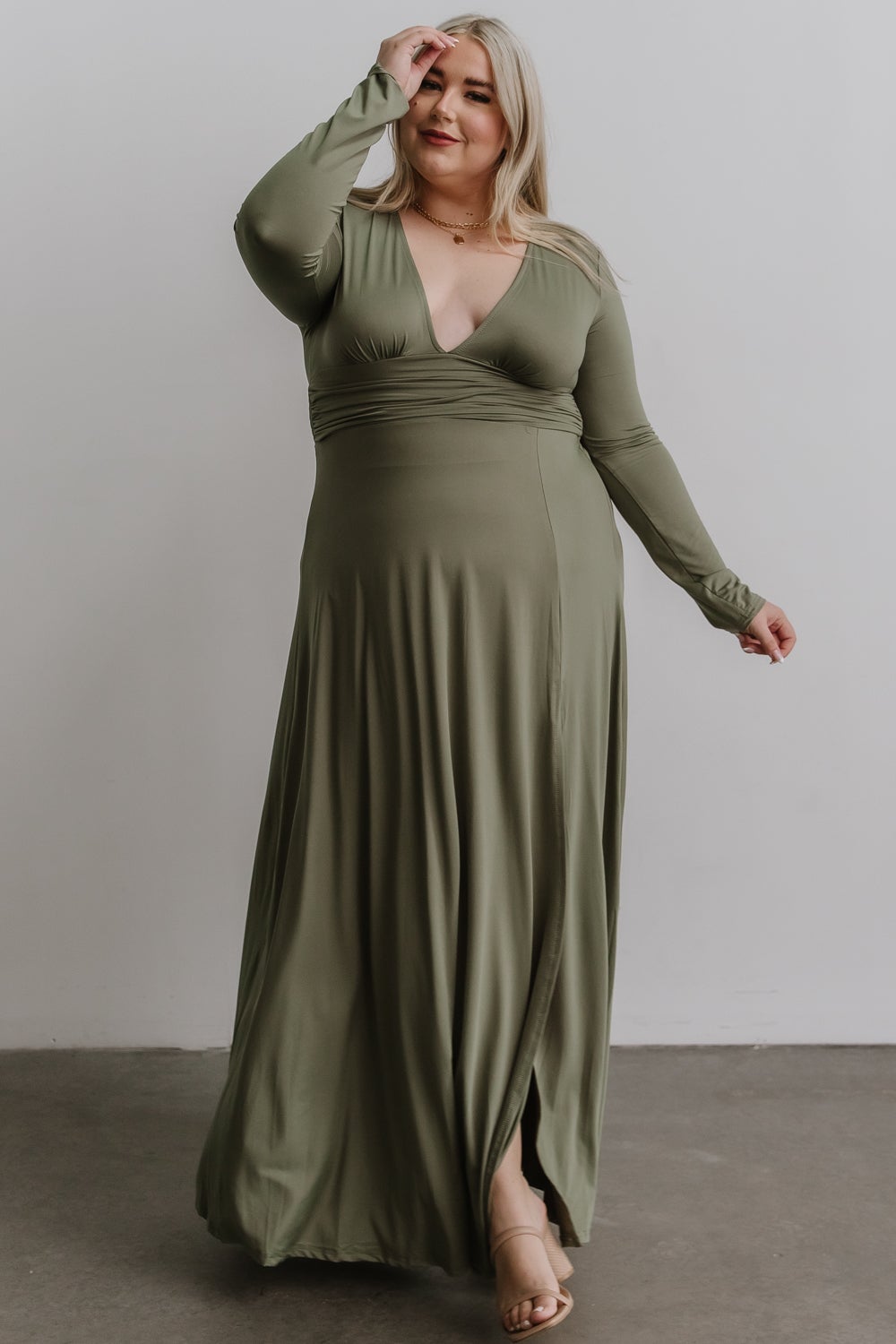 Arianna Maxi Dress Dusty Sage