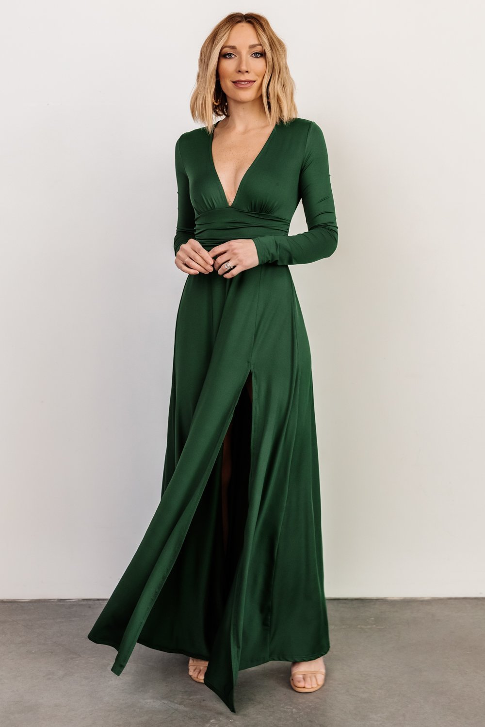 Arianna Maxi Dress | Hunter Green - Baltic Born