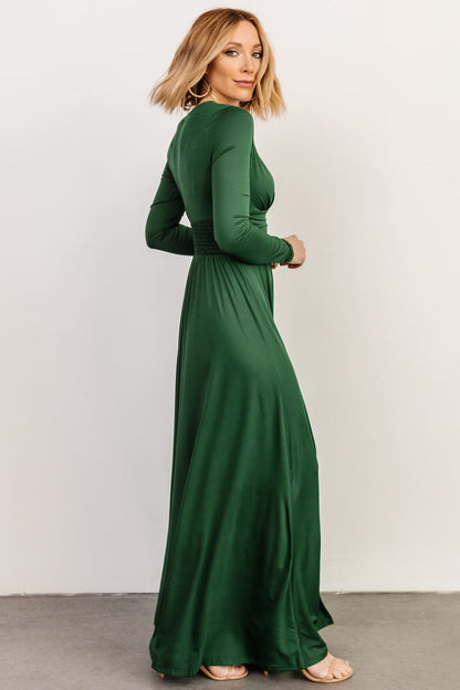 Arianna Maxi Dress | Hunter Green - Baltic Born