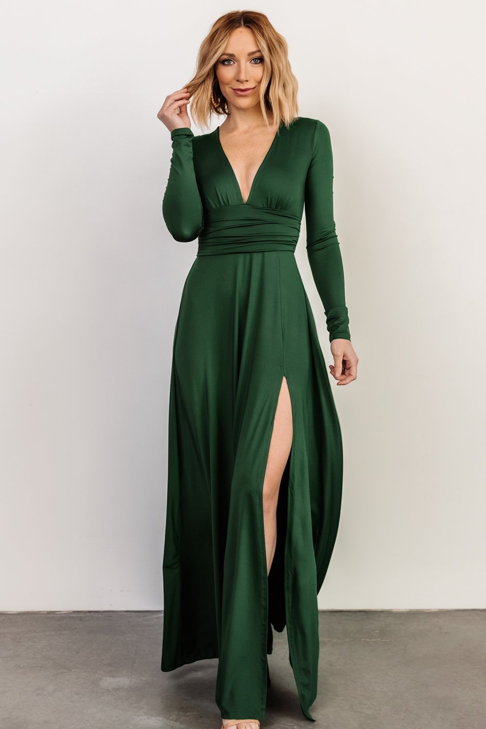 Arianna Maxi Dress | Hunter Green - Baltic Born