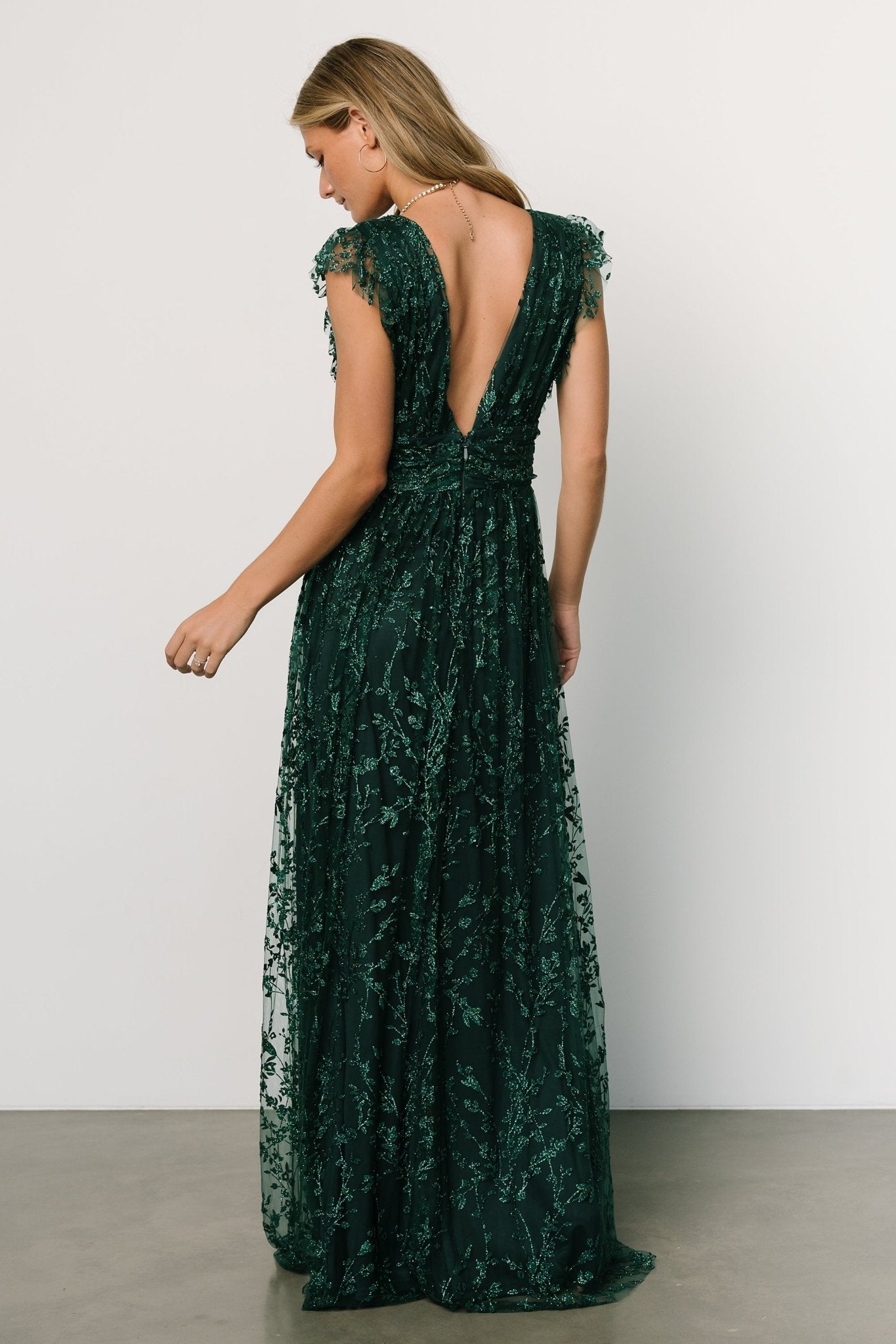 Arlene Shimmer Gown | Emerald - Baltic Born