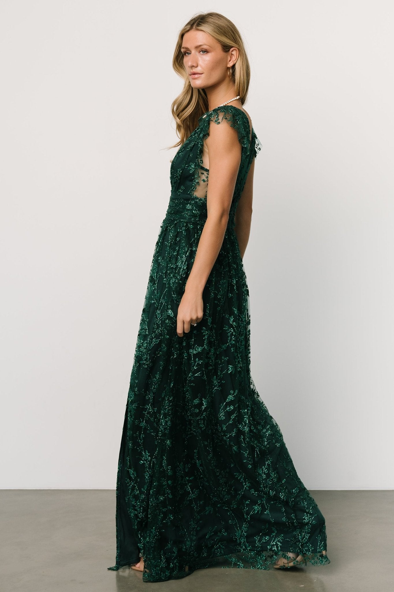 Arlene Shimmer Gown | Ivory | Baltic Born