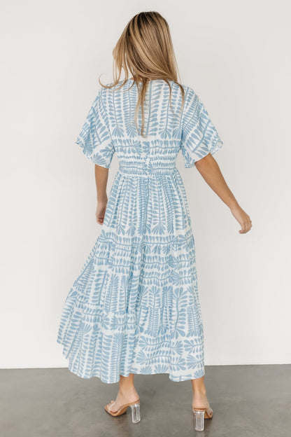 Austin Kimono Dress | Blue Print - Baltic Born