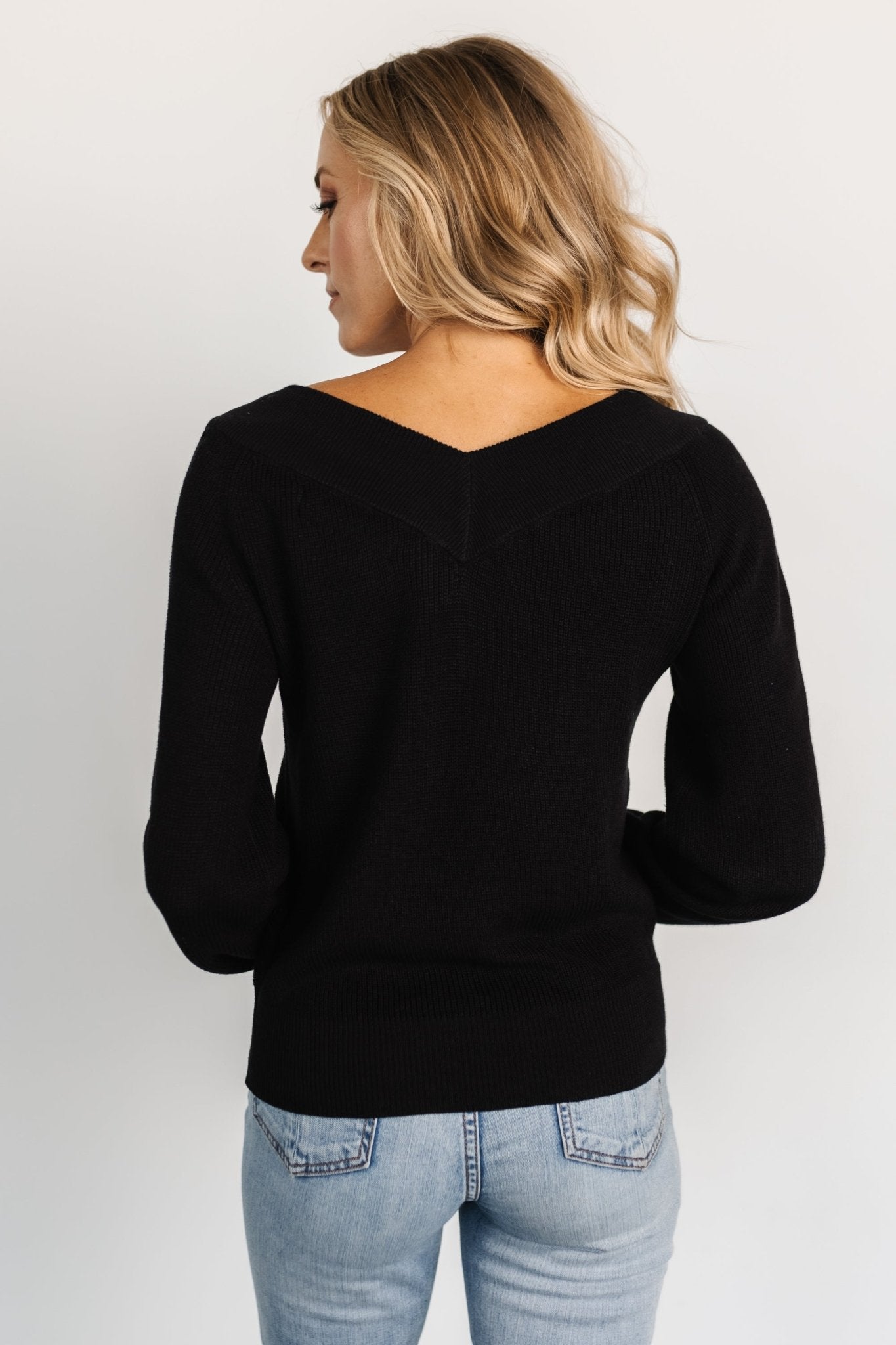 Avenue Knit Sweater | Black - Baltic Born