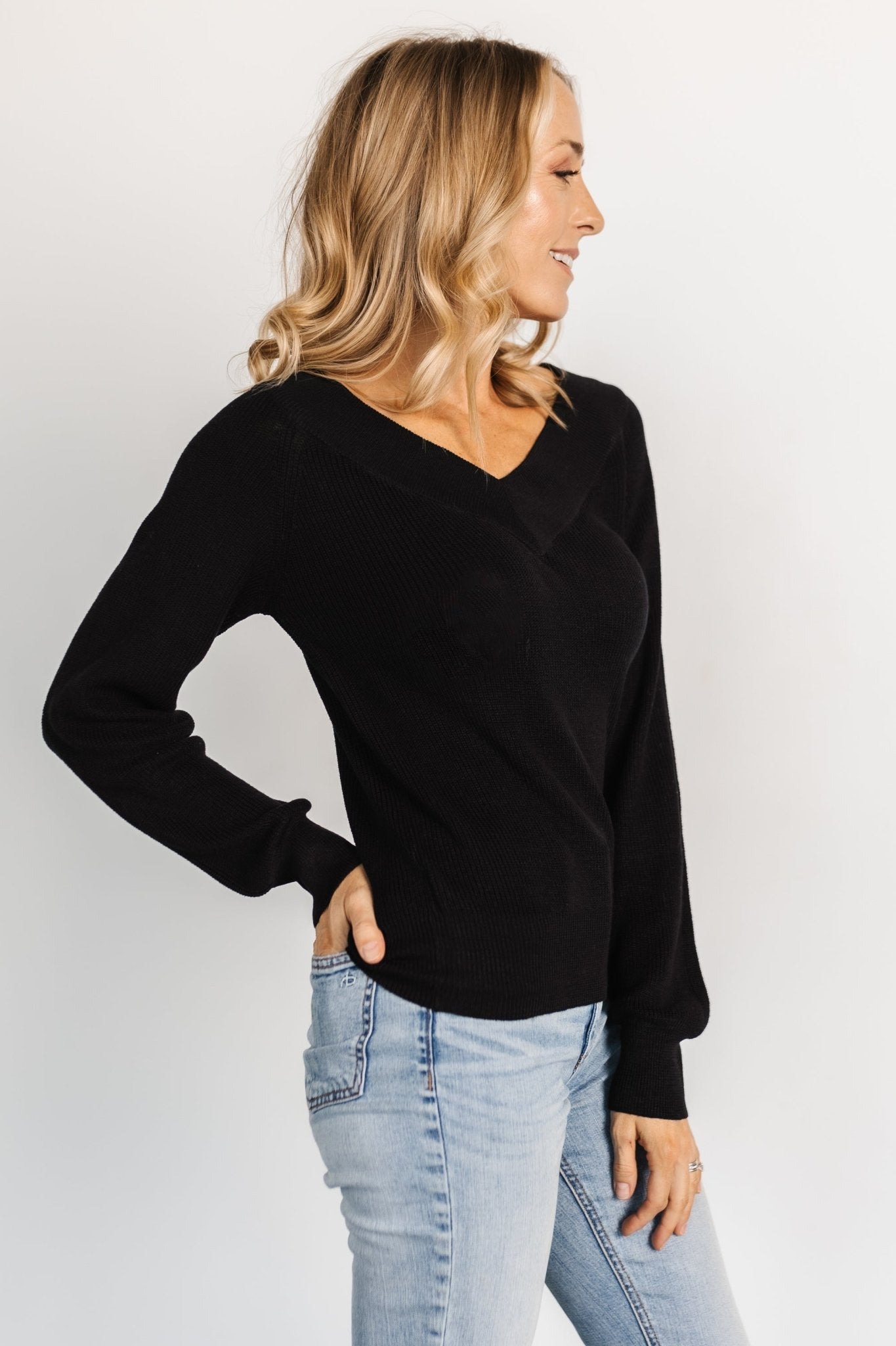 Avenue Knit Sweater | Black - Baltic Born