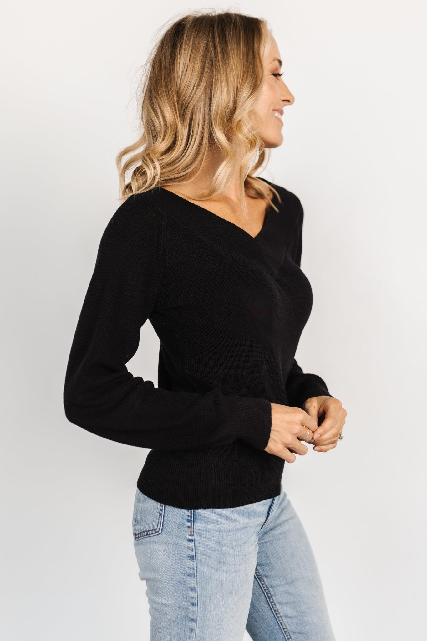 Avenue Knit Sweater | Black - Baltic Born