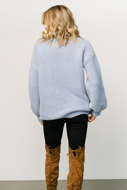 Bentley Chunky Knit Sweater | Blue - Baltic Born